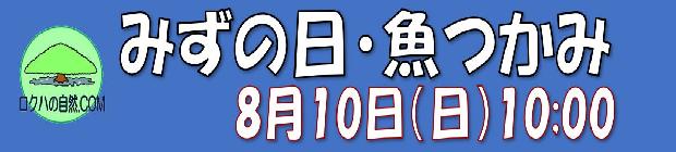 みずの日・魚つかみ